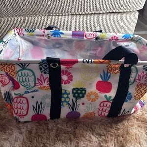 Thirty-One Multicolor Large Pineapple Tote